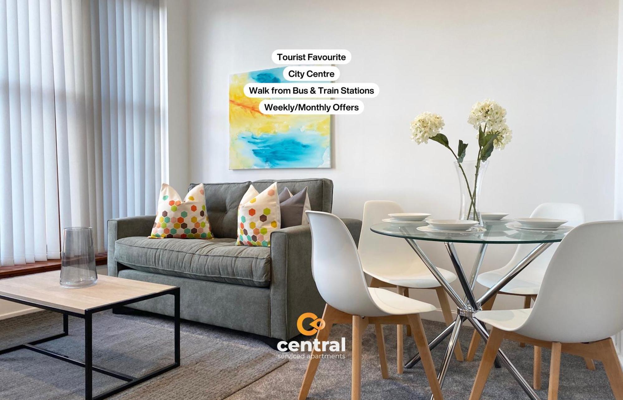 Central Serviced Apartments - Cosy 1 Bedroom - Walk Away From City Quay V&A - Walk To Bus And Train Station - Easy Access To City Centre - Fast Wi-Fi - Fully Equipped - Weekly & Monthly Stay Offers Dundee Esterno foto